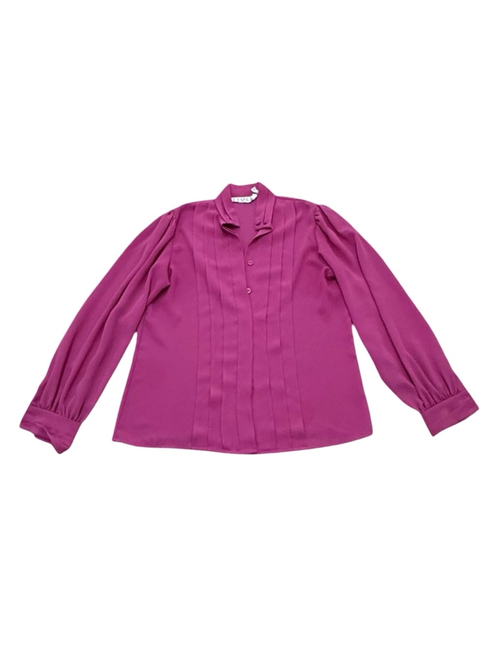 Women’s Vintage Chaus Pink Button Front Blouse 1990s